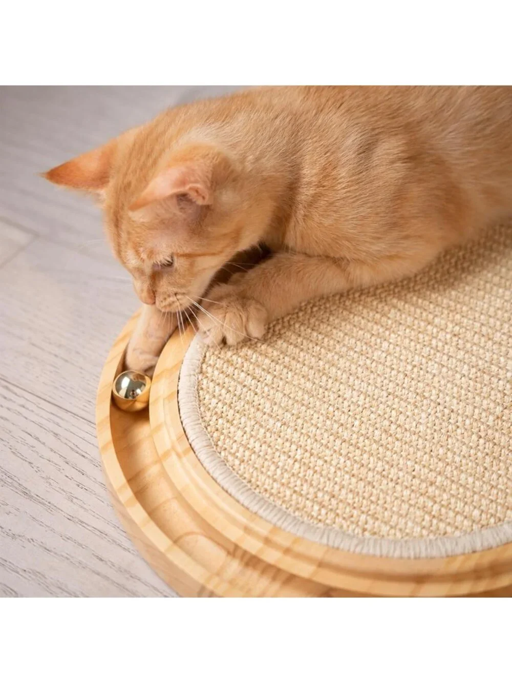 Interactive Sisal Cat Scratcher Pad & Puzzle Toy | Mental Stimulation & Exercise